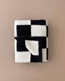 Black Checkered Plush Blanket