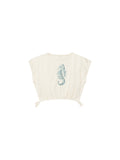 Seahorse Cropped Cinched Tee