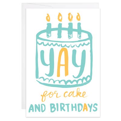 Yay for Cake - Mini Card