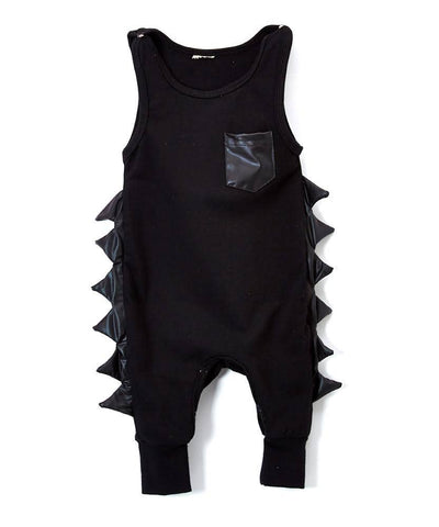 Black Dino W/ Spikes Bodysuit