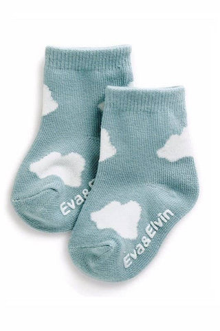 Mint Cloud Ankle Socks