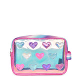 Glazed Hearts Clear Pouch