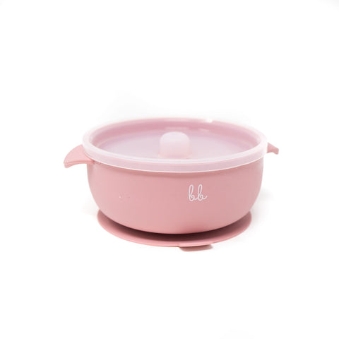 Dusty Rose Silicone Bowl