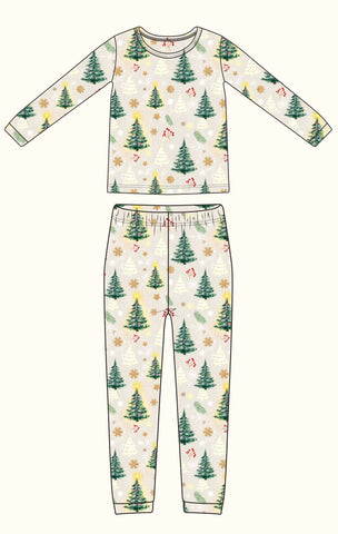Christmas Trees Pajama Set